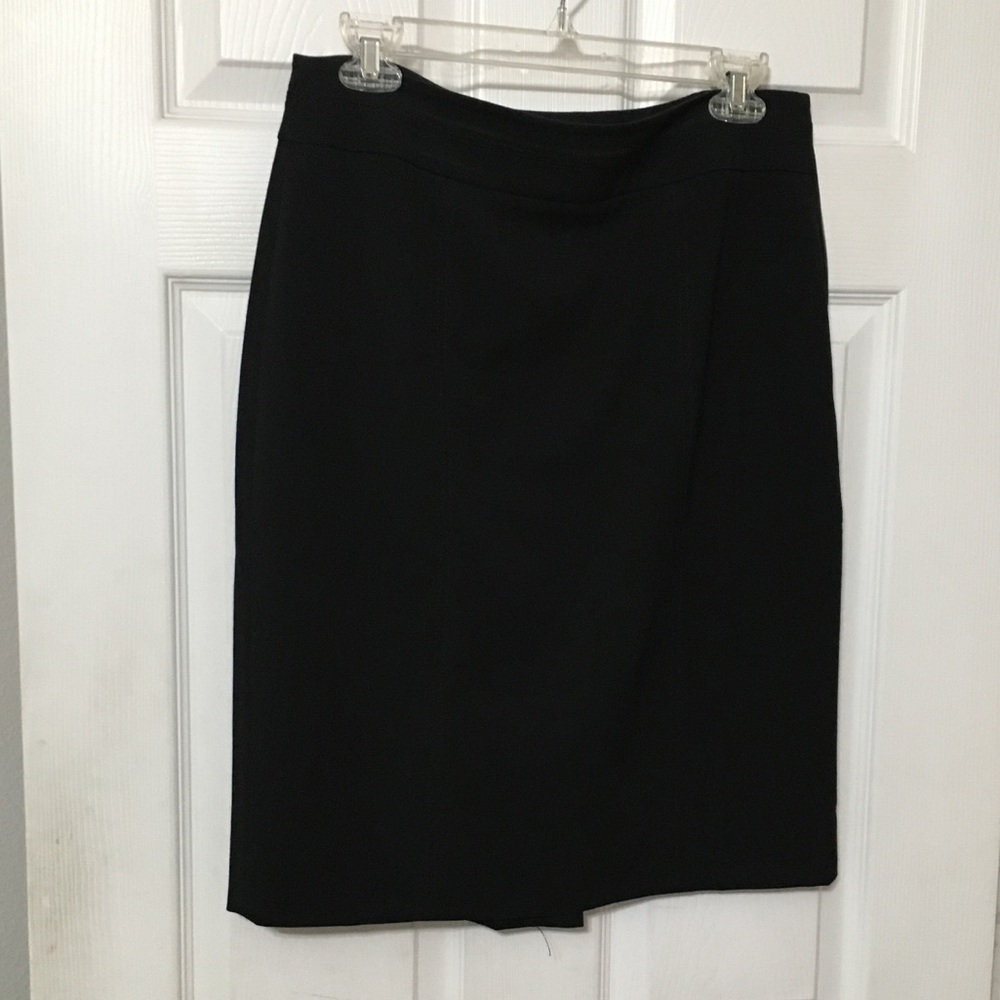 WHBM black pencil skirt